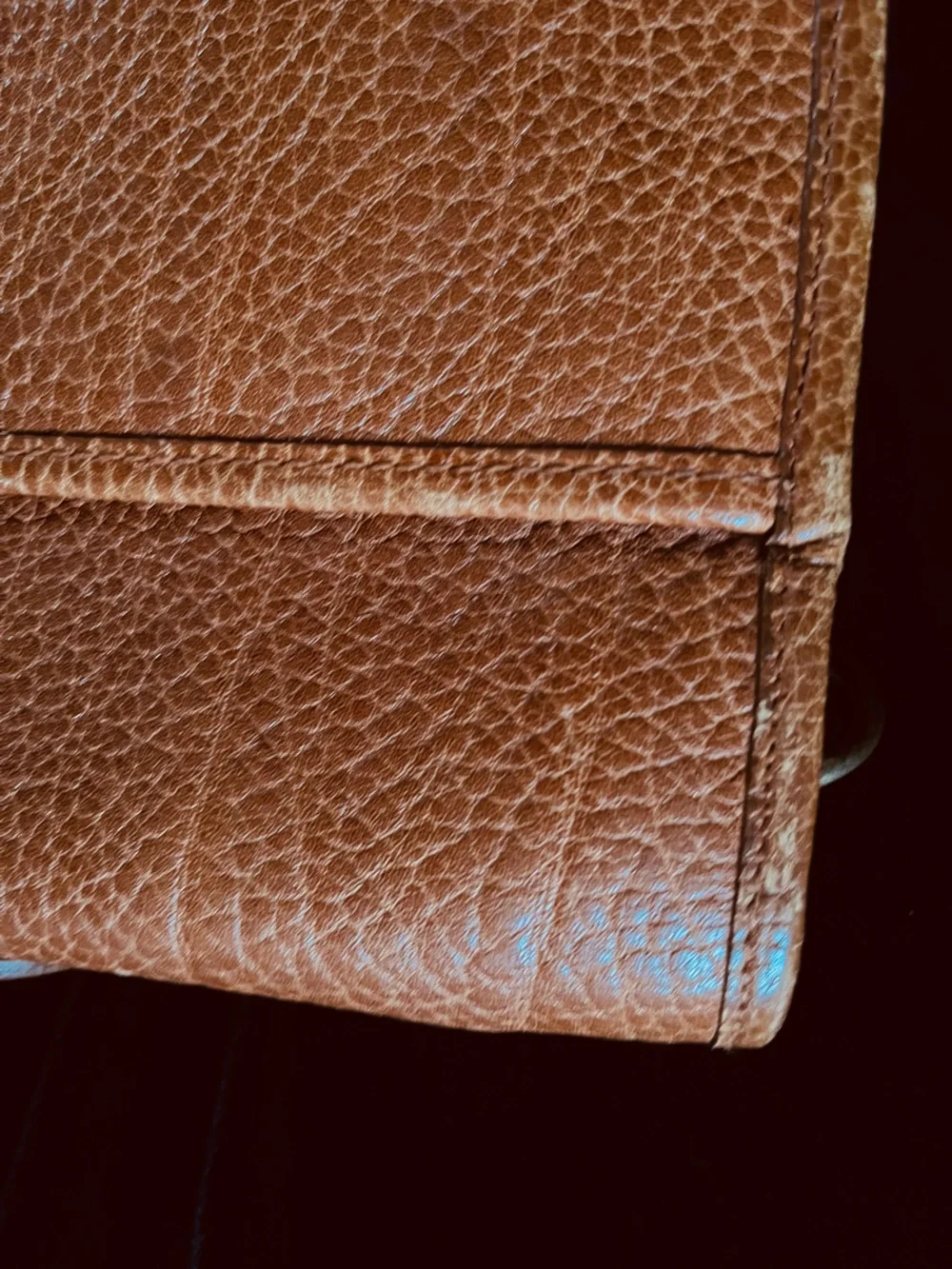 Polo Ralph Lauren Vintage Textured Leather Briefcase